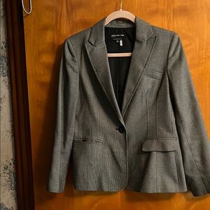 Jones New York Petite Gray Tweed Blazer